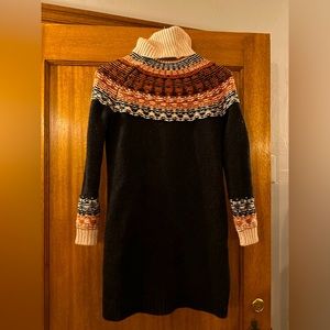 Madewell turtleneck sweater dress, XXS